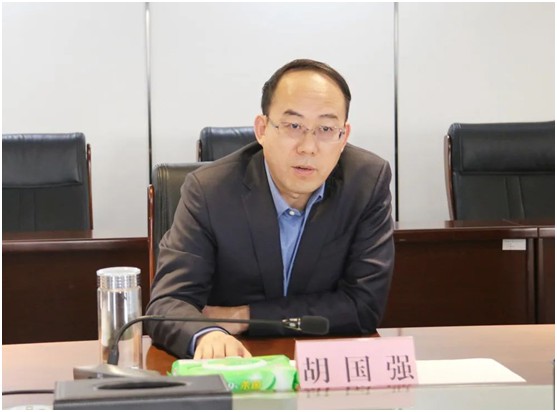 胡国强对刘建一行的到访表示欢迎.