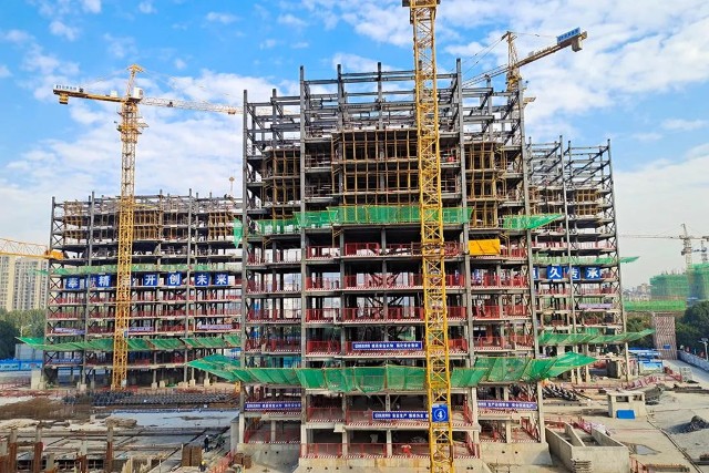 富煌钢构跑出装配式建筑"新速度"!巢湖市首个装配式钢结构高层住宅封