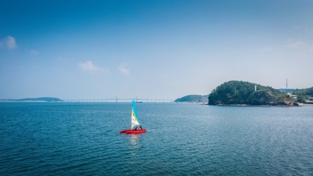 大连山海无敌日落美景不骗人感受归于我的山海天堂