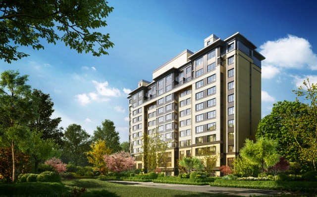 鸿坤理想城效果图此外,社区内还设计规划了约680米四季夜光跑道,精心