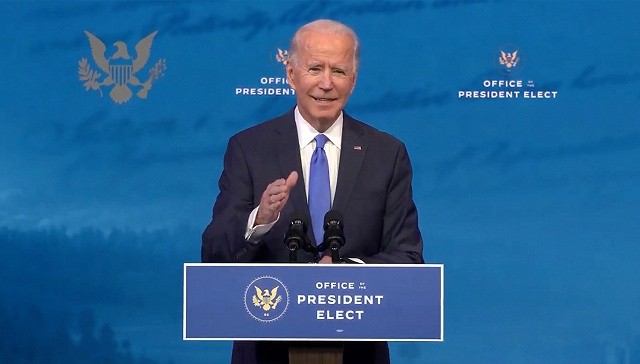 拜登正式当选总统后讲话选举公正性完好无损是时候翻篇了