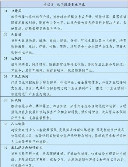 区块链被列入数字经济重点产业