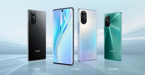 轻薄超曲屏10亿色显示天猫超级粉丝日新品荣耀v40轻奢版售价2999元起