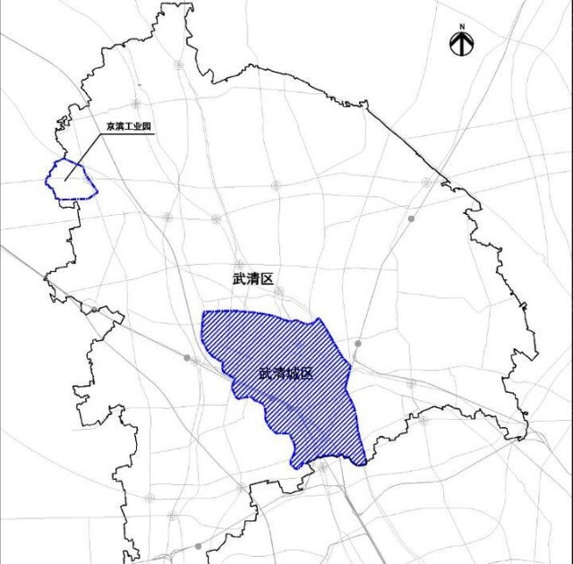 园区位于武清区西北部,京津冀两市一省的行政交界地区,是武清区落实