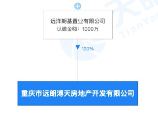 重庆市远朗溥天房地产公司因违法建设被罚 其系远洋朗基置业全资子公司