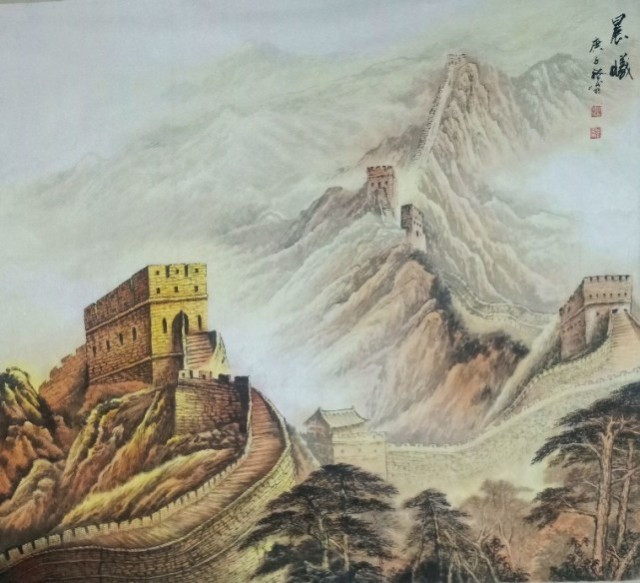 书画家裕翁张建国