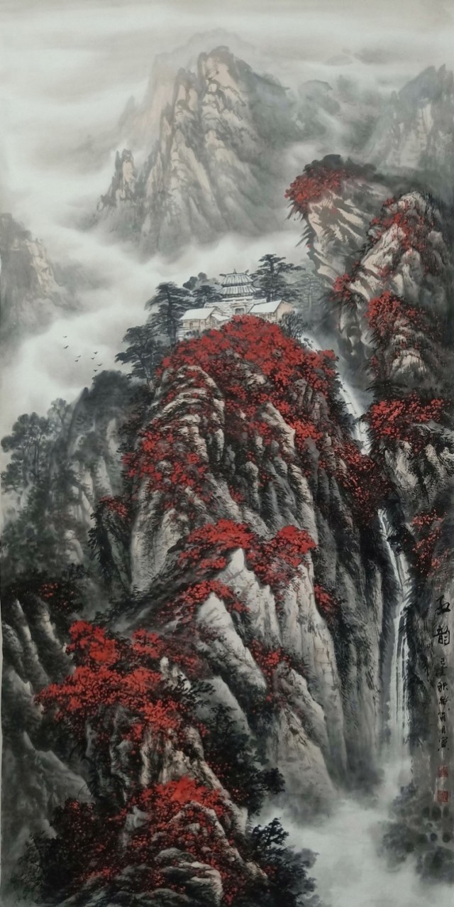 书画家裕翁张建国