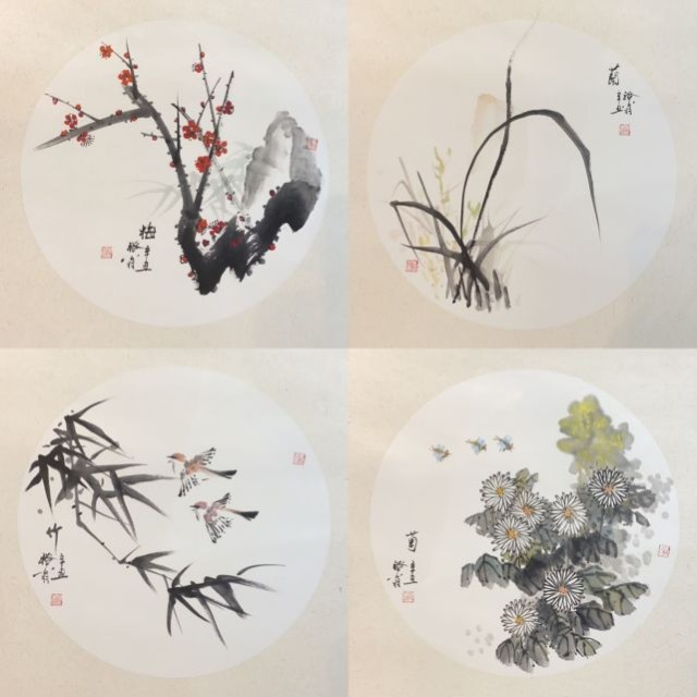 书画家裕翁张建国