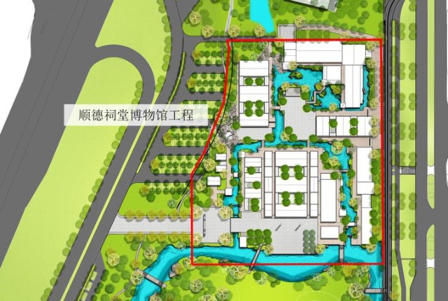 顺德将建顺德祠堂博物馆德胜艺术馆就在史努比缤纷世界南面