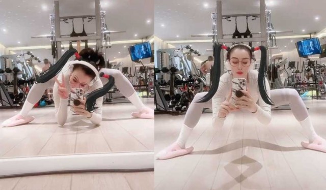 群星挑战蜘蛛腿邓紫棋被嘲腿最短大叔张丰毅老当益壮