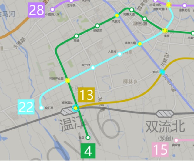 (图片来源于网络)崇州羊马片区的地铁羊马新城经过十来年的发展已经