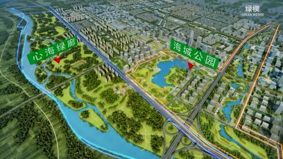 台州海城公园规划图图片