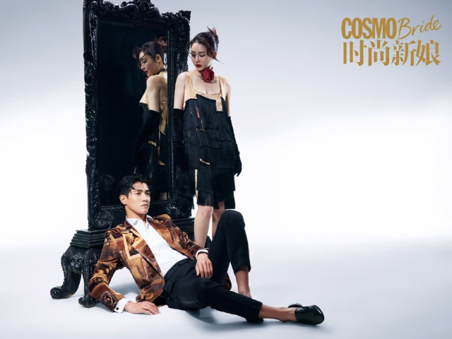 林籽李子峰登《时尚新娘cosmobride》浪漫爱情满屏甜蜜