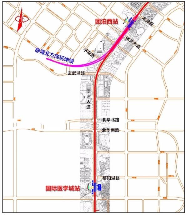 有看头的地块今年特别多团泊新城西区北辰地铁沿线地块规划释出