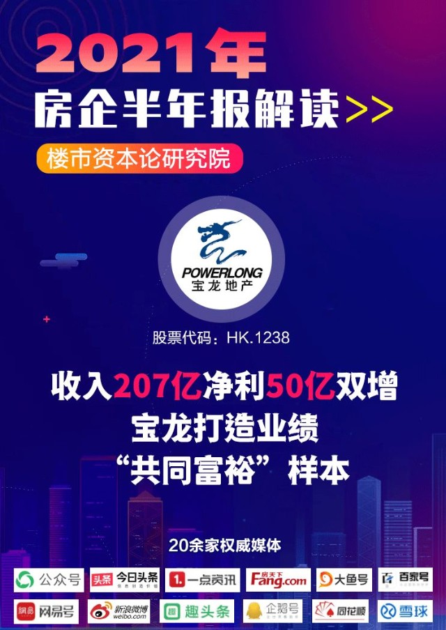 收入207亿净利50亿双增 宝龙打造业绩 共同富裕 样本 财富号 东方财富网