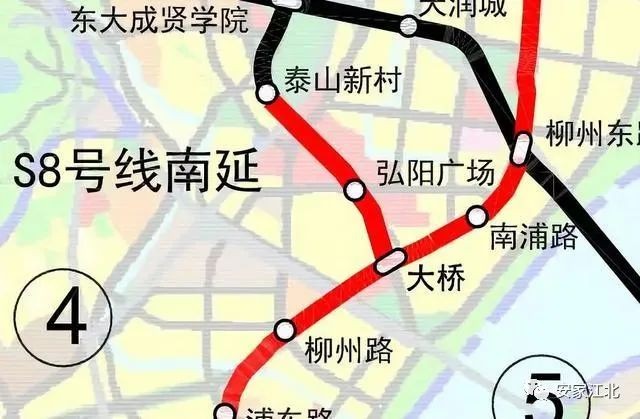 刚刚,江北地铁建设规划图首曝光!未来过江地铁将达8条!