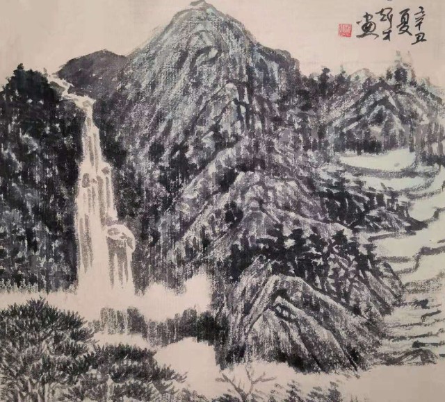 2021迎中秋贺国庆当代山水画名家贺辉才作品欣赏