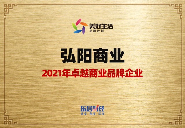 载誉前行 弘阳连获4项行业大奖