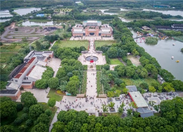 传统创新代表江南文化的沙家浜时光小镇