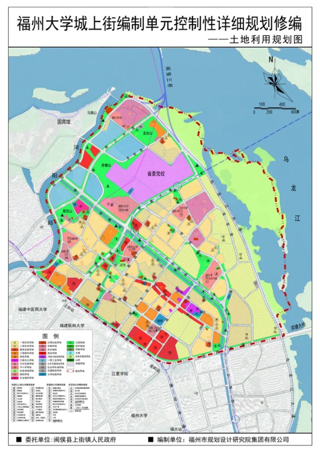 城市配套福州上街板塊控規出爐附大學城最新樓盤地圖