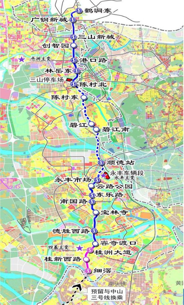 2020顺德杏坛地铁规划图片