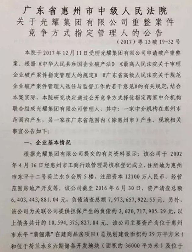 昔日百强房企破产，负债200亿，四次借壳失败，董事长被悬赏160万