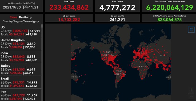 全球疫情动态「9月30日」:德国即日起关闭大部分疫苗接种中心 阿尔及