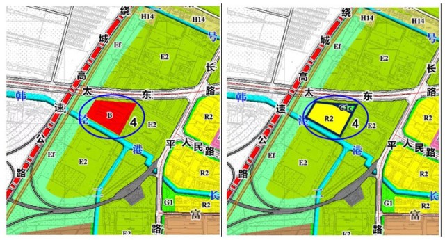 對黃埭西單元02,05基本控制單元內產業用地的控制高度整體由原規劃的