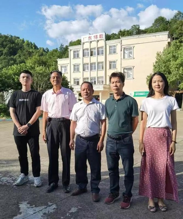 在叶远新会长旗下企业,广东祥旺农林科技有限公司走访合影兴宁市委