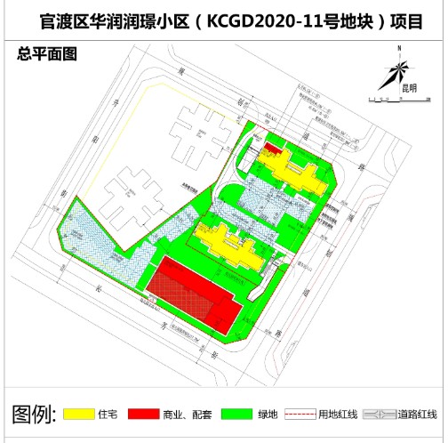 昆明润府一地块过规将建2栋高层住宅15班幼儿园