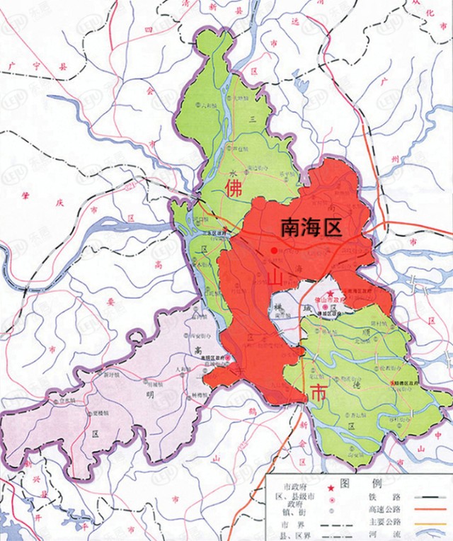 中骏雍景台位于南海区,南海区隶属广东省佛山市,佛山市五个行政辖区之