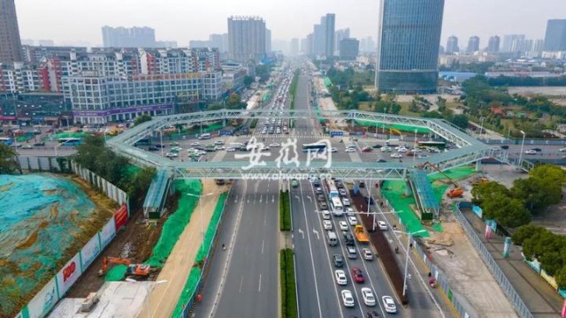 历经十四载合肥明珠广场人行天桥即将拆除