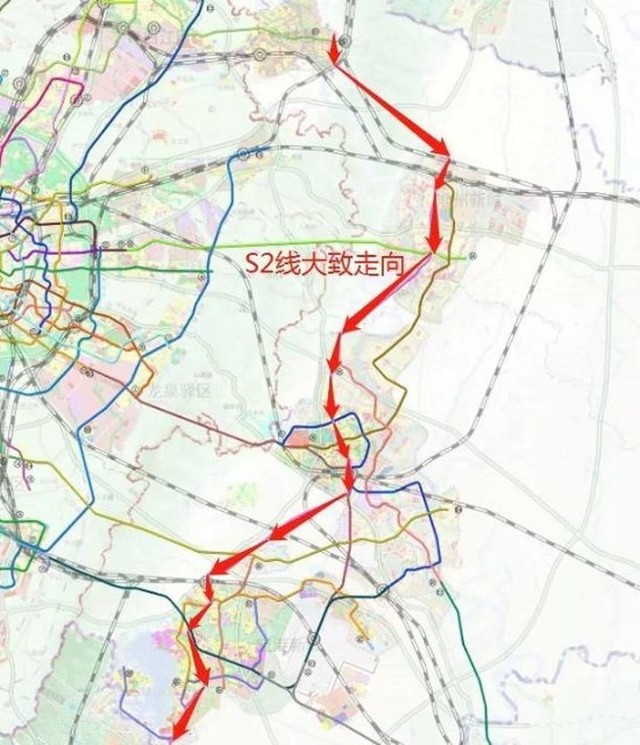 市域铁路s7线起于成都天府新区天府新站,止于邛崃市邛崃高铁站,线路
