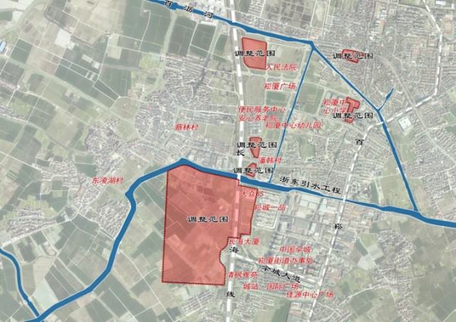 上虞崧厦街道重点地区调整规划出炉含住宅商业中小学用地等