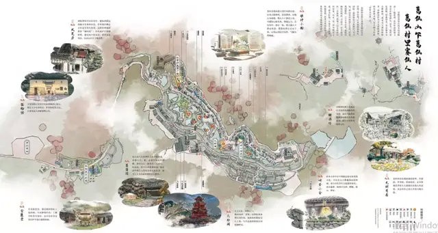 葛仙村度假区导览图 (图源:葛仙村度假区官微)