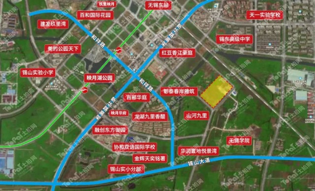 (锡山区锡东新城无锡学院北地块)xdg-2021-74号地块宛山湖板块是无锡