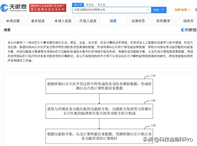 百度公开“AI芯片计算性能的测试方法”专利，涉及深度学习技术