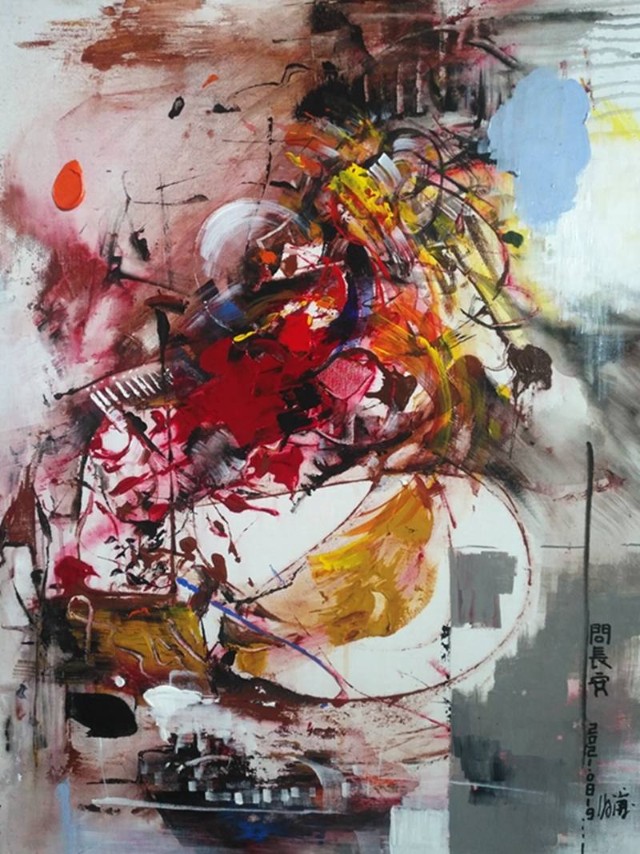 抽象艺术家柴伯谦