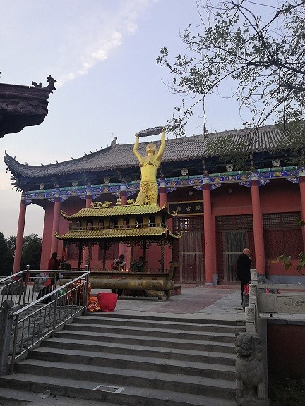 上海明翔环境集团一行考察西华县女娲城文旅项目