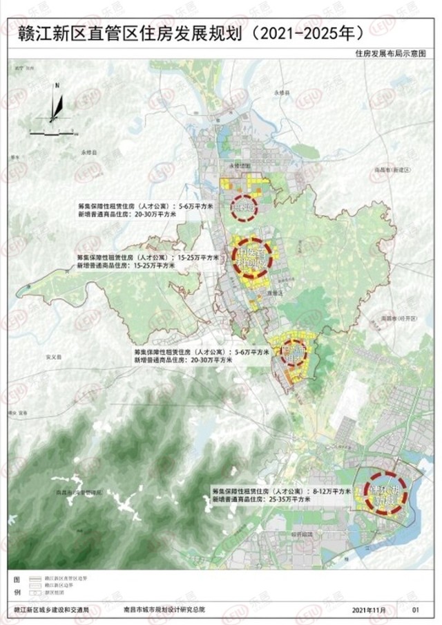 商品住房供應面積年均約20萬 贛江新區直管區住房發展規劃公佈_財富號