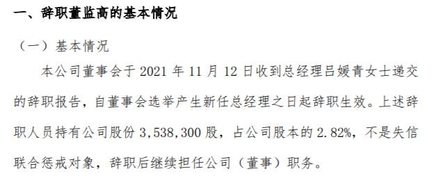 浩腾科技总经理吕媛青辞职上半年公司净利136186万