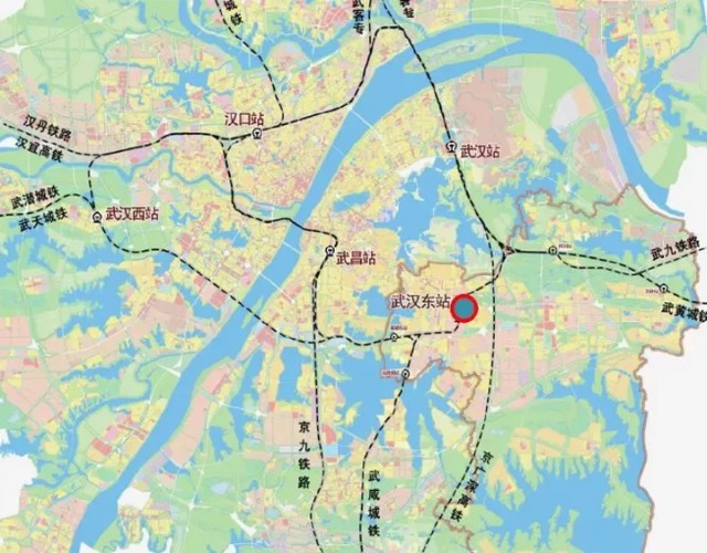 新建武汉枢纽直通线工程公示涉及武汉6个区