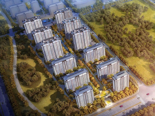 天山,将熙湖产品也带到了正定,正定熙湖三期项目位于正定新区园博园旁