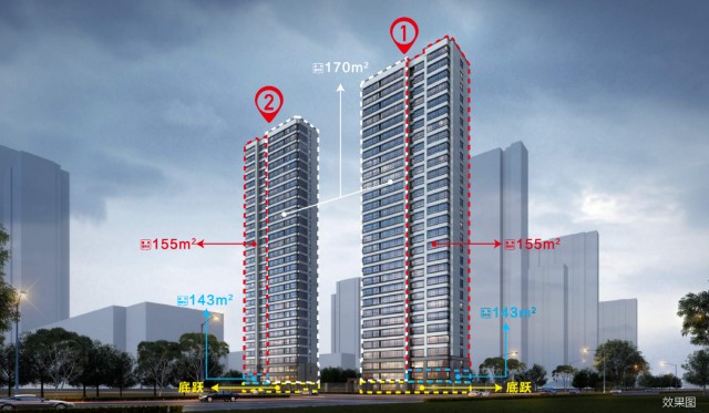 河西纯新盘销许已领,非集中供应,最高635万/!