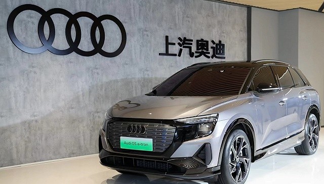 上汽奥迪首款电动车型奥迪q5etron正式发布首家奥迪之城同时开业2021