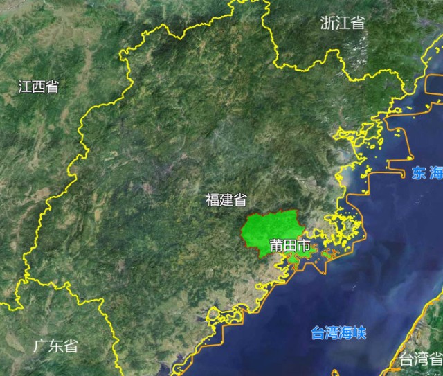 与台湾一衣带水的莆田,占据福州和泉州经济走廊的核心位置.