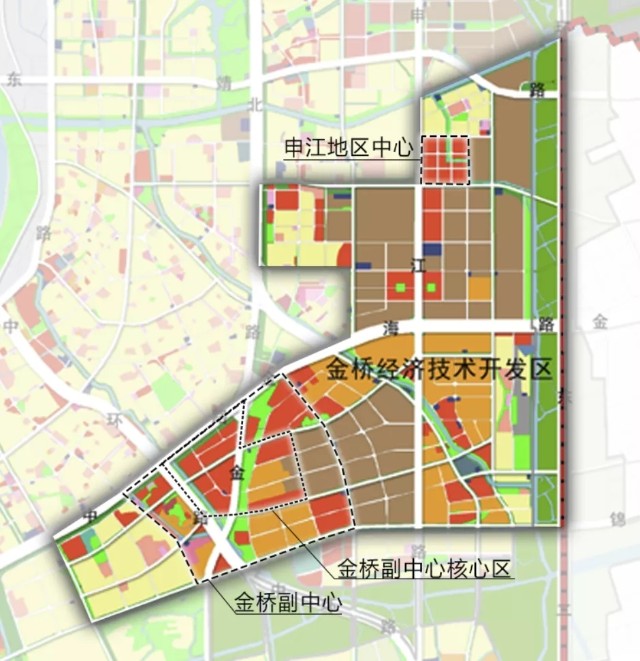 规划约248米高的第五中心,office park金海园,约218万方的金鼎天地