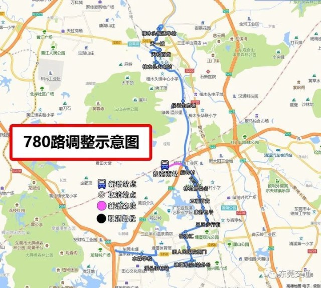东莞615路公交车路线图图片