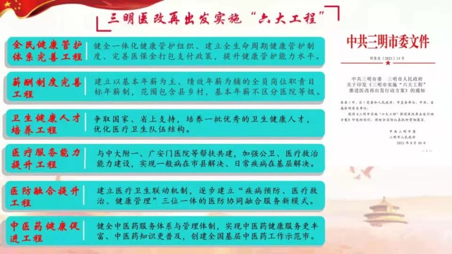 牢记新嘱托医改再出发以人民至上理念推进三明医改十年实践精髓和目标