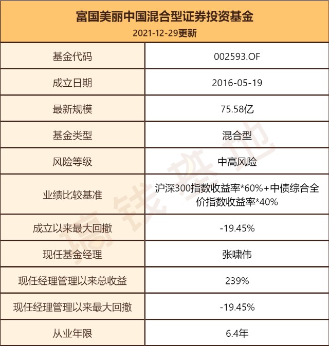 基金测评23 |富国美丽中国，5年涨了239%, 这只基金的策略与众不同